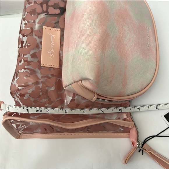 Kendall + Kylie Pink Leopard and Tye Die 2pc. Travel Cosmetic Bags - Picture 5 of 6